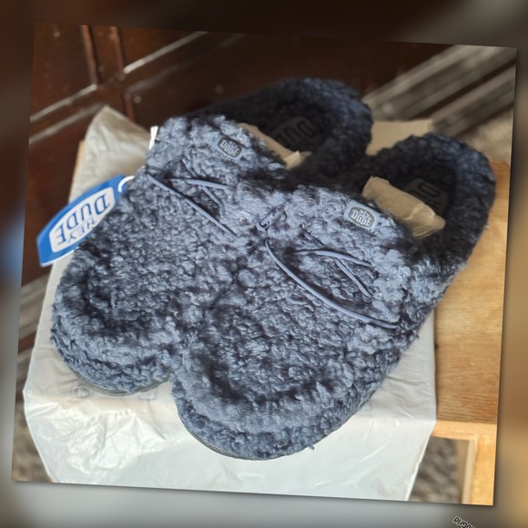 Hey Dude Other - Hey Dude Fuzzy Wally Slipper Size 13